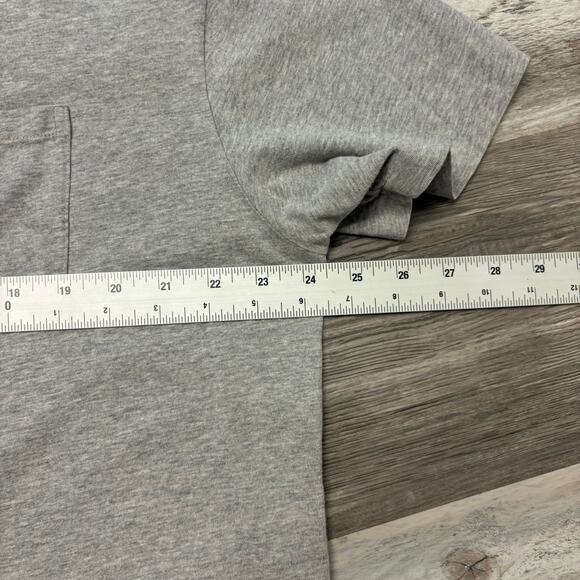 Vintage 90s Polo Ralph Lauren Heather Gray Mens XL Pony Logo Blank T-Shirt - Picture 3 of 7